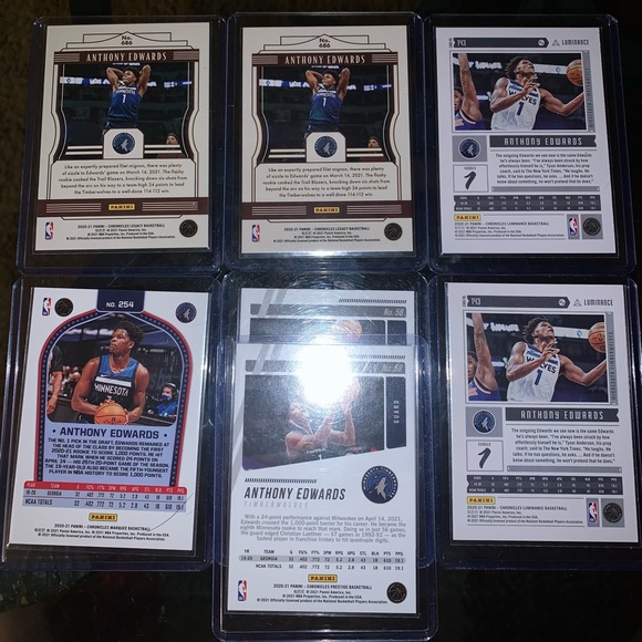 Anthony edwards rookie lot - Picture 2 of 3